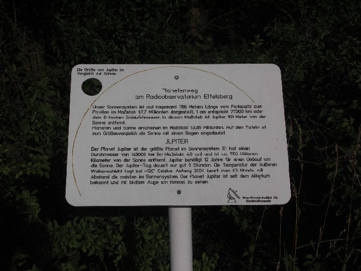 Planetenweg  Effelsberg